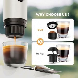 New 3-in-1 Capsule <b>Coffee</b> Machine With Ground <b>Coffee</b> & NS Capsule Waterproof Design Type-c Espresso <b>Portable</b> <b>Coffee</b> <b>Maker</b> - Product Image 3