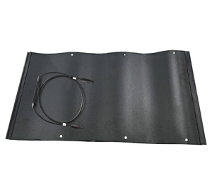 Tuiles solaires courbées de taille et de <span class=keywords><strong>couleur</strong></span> personnalisées, panneaux photovoltaïques en verre 30W 32W 40W 60W pour système d'énergie <span class=keywords><strong>solaire</strong></span>, tuiles de toit solaires BIPV - Product Image 2