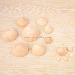 Dang dở 2 inch tự nhiên nhỏ bằng gỗ nửa quả bóng cho gỗ thủ công mỹ nghệ và diy dự án bằng gỗ bóng 50 mét - Product Image 6