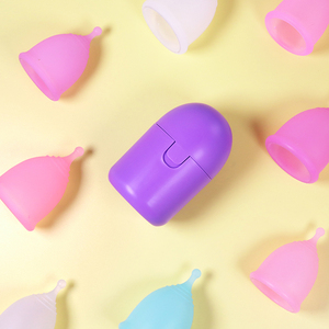 Esterilizador de Discos Menstruales Reutilizables con Logotipo Personalizado al por Mayor, <span class=keywords><strong>Copa</strong></span> <span class=keywords><strong>Menstrual</strong></span>, Kit de Esterilizador Portátil de PP, Caja de Desinfección, Estuche de Almacenamiento - Product Image 2