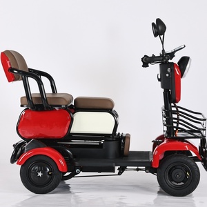 รถกอล์ฟไฟฟ้าคุณภาพสูง 600W 60V ระยะไกล 14 นิ้ว รถสามล้อไฟฟ้าสำหรับครอบครัว สกู๊ตเตอร์ไฟฟ้า 4 ล้อ - Product Image 4
