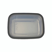 Boîte à lunch en acier inoxydable de qualité supérieure, 1200 ml, rectangulaire, portable, compatible lave-vaisselle, couvercle en plastique durable, Vietnam, pour adultes et enfants