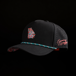 Casquette de golf 5 panneaux étanche avec flux d'air optimisé, logo brodé personnalisé, faible MOQ, OEM, en coton et nylon de qualité supérieure, couvre-chef durable - Product Image 1