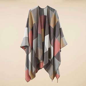 Écharpes Ponchos en Laine pour Femmes 150*130cm, Cape d'Hiver, Châles Pashmina – Vente en Gros - Product Image 2