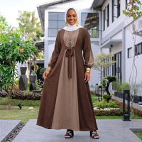 Nouvelle mode, vêtements pour femmes, robe musulmane élégante et modeste, best-seller, robe décontractée pour femmes musulmanes, style monsoon