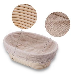 Mây Bánh Mì Chống Giỏ Vienam 10 Inch Hình Bầu Dục Mía Banneton 9 Cổ Điển Vòng Banetton Made Trong Việt Nam Hình Trái Tim Thiết Lập - Product Image 6