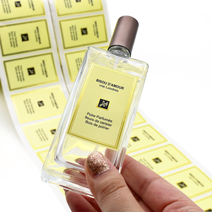 Custom Label Perfume <strong>Sticker</strong> Waterproof Oil-Proof Alcohol-Resistant Perfume Bottle Adhesive Gold Foil Perfume-Private-Label - Product Image 1