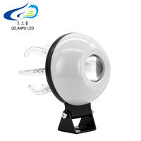 LELANPU Jellyfish - Foco Auxiliar LED para Motocicleta, Mini Luz Antiniebla Auxiliar RGB con Ojos de Ángel para Motocicleta, Scooter, ATV