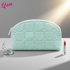 Trousse de maquillage matelassée souple pour femmes, trousse de toilette matelassée de grande capacité - Product Image 5