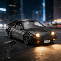 Миниатюрная радиоуправляемая машинка 1:43, дрифт-кар 4WD 2.4G с LED-подсветкой для детей и начинающих любителей