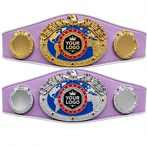 Ceinture de championnat de boxe et de lutte sur mesure, en cuir, style MMA/Judo, fabrication personnalisée - Product Image 1