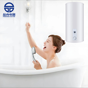 <span class=keywords><strong>Chauffe</strong></span>-<span class=keywords><strong>eau</strong></span> électrique vertical mural compact avec réservoir intérieur émaillé et boîtier en plastique pour le stockage domestique - Product Image 3