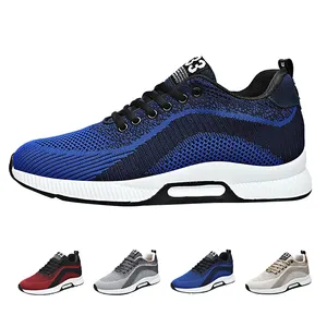 Zapatos deportivos personalizados para hombre, zapatos casuales de malla resistentes al desgaste para correr, zapatos con aumento de altura, zapatillas de deporte para hombre