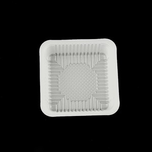 Bandejas de Plástico Desechables Personalizables, Material PP Blanco, Blíster para Envasado de Alimentos en Fábricas, Snacks, Papas Fritas, Galletas - Product Image 3