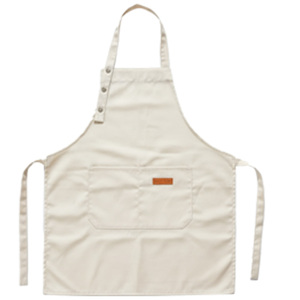 Nhà bếp đầu bếp tùy chỉnh in BIB Tạp dề đầy đủ thiết kế Logo Pocket đen vải eo phù hợp với làm sạch Salon BBQ sử dụng - Product Image 2