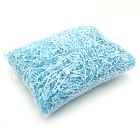 Emballage cadeau cosmétique en raphia Cadeau teint couleur froissé papier déchiqueté papier de remplissage de tissu