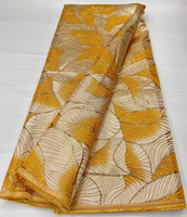Tissu jacquard brodé de nouvelle conception NI.AI, dentelle brodée africaine française pour femmes, robe de fête de mariage Asoebi