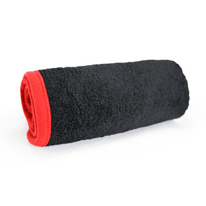 Serviette de lavage de voiture en microfibre double face, haute densité, pour le nettoyage des voitures, couleur personnalisable, motif uni - Product Image 4