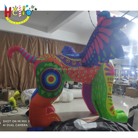 Mascota Inflable de Año Nuevo Chino, Dragón Inflable, Perro Inflable con Alas