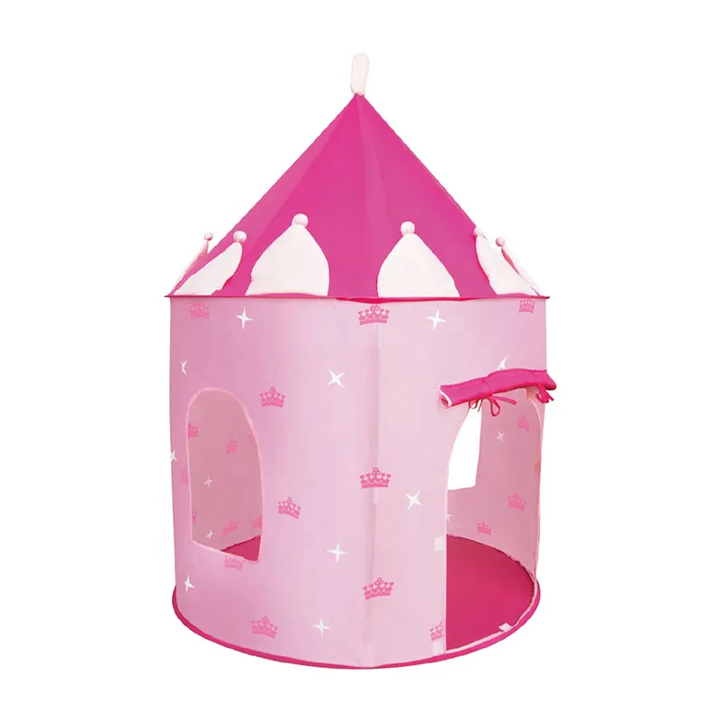 Оптовая продажа, Розовый Замок принцессы, детский игровой домик, вигвам, палатка из хорошего материала