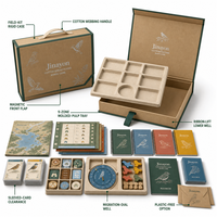 Jeu de société coopératif personnalisé d'observation des oiseaux : Jeu de stratégie de conservation et d'étude des habitats pour les centres naturels et l'éducation