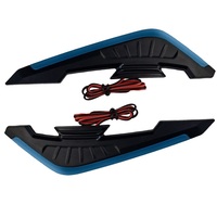 Bande lumineuse décorative universelle 12V à LED pour moto et véhicule électrique, avec éclairage d'ambiance et aile stabilisatrice, design lame aiguisée