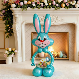 Easter Bunny Inflatable Toy Extra Large Rabbit Shape Reusable Decoration Indoor Easter - Product Image 3