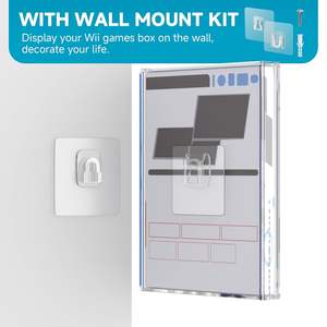 Vitrina de Acrílico Transparente para Videojuegos con Alta Transparencia para Exhibición de Cajas de Juegos Coleccionables - Product Image 4