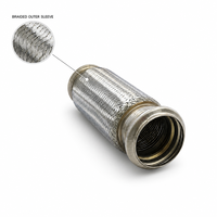 Tuyau flexible d'échappement en acier inoxydable OE M66 -709 -0320, pièce de rechange pour camions lourds commerciaux