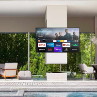 Wasserdichter Outdoor-Smart-TV mit Hoher Helligkeit, Sonnenlichttauglich, 65, 75, 86 Zoll, 1000 Nits, 4K UHD LCD für den Außenbereich