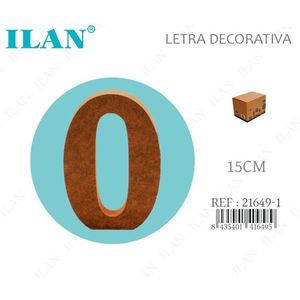 Lettera Decorativa O in Feltro di 15 Cm per Arredamento Casa - Product Image 1