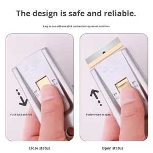 Tùy Chỉnh OEM Công Nghiệp Cấp Thép Không Gỉ Thủy Tinh Scraper Gạch Vữa Làm Sạch Công Cụ Dính Loại Bỏ Vết Bẩn Mô Hình Mới - Product Image 4