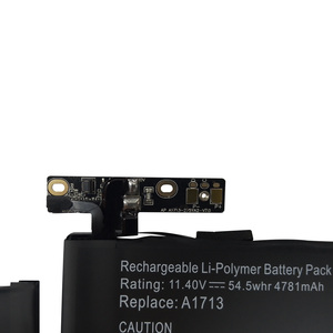 Batería de repuesto directa de fábrica OEM Tablet PC NoteBook para <span class=keywords><strong>A1713</strong></span> 11,4 V 4781mAh - Product Image 2