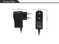 Adaptateur secteur mural LED certifié UE 5V/2A-24V 8.4V 1A 8W-12W 0.5A 1.5A Chargeur de batterie à commutation enfichable