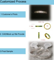 Bague de mariage classique vintage noire antique oxydée en argent sterling 925 de haute qualité avec serti en grappe et motif floral