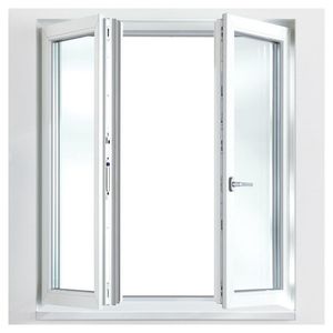 Finestra a Battente in UPVC Impermeabile con Doppio Vetro Isolante, Resistente alle Intemperie, per Edifici Residenziali, Porte e <span class=keywords><strong>Finestre</strong></span> Esterne - Product Image 2