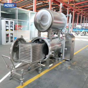 Macchina per storta sterilizzatore continuo per il miglior prodotto alimentare India - Product Image 6