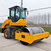 Offre Spéciale : Compacteur routier vibrant à tambour unique JUYOU de 3 et 4 tonnes pour le compactage du sol