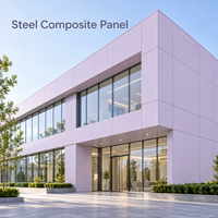 Panneau composite en acier ivoire 4 mm 1220x2440 mm pour façades de bâtiments commerciaux