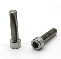 Vis à tête cylindrique à six pans creux en acier inoxydable DIN912 A270/A480, fabriquées en Chine, avec filetage complet ou partiel, zinguées