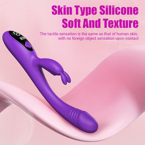 Led Display Krachtige Dual Clitoris Vaginale Vibrerende Realistische Dildo Seksspeeltjes Vrouwelijke Vibrator Vrouwen Dildo Vibrator Voor Vrouwen - Product Image 4