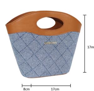 Customize Denim Shoulder <b>Bag</b> for Women Tote <b>Bag</b> Casual <b>Canvas</b> <b>Bag</b> Retro <b>Crossbody</b> <b>Bag</b> Large Capacity Purse Customized l - Product Image 3