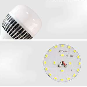 Bombilla LED SMD T80/T100/T115/T125/T135 de 20W-60W, Base E27, Alimentación CA, Plástico, CRI90, 6000K, Certificación RoHS, CCC, CE - Product Image 6