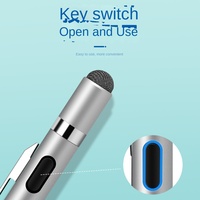 Stylet capacitif actif en plastique pour téléphone portable et tablette, pointe métallique élastique, sans latence, économie d'énergie