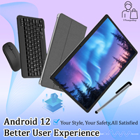 Nouvelle tablette 2-en-1 de 10,1 pouces, Octa Core MTK Android 12, écran IPS 1280x800, 3 Go de RAM, 64 Go de ROM, WiFi 5G GSM USB-C, clavier professionnel pour les entreprises
