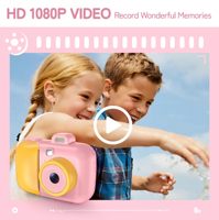 Appareil photo numérique pour enfants de qualité supérieure, zoom 16x, capteur CMOS, stabilisation d'image, utilisation facile, appareil photo compact pour enfants, photographie de voyage