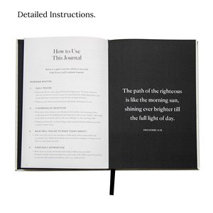 Journal de gratitude de prière en lin tissu écologique couverture rigide pour la planification quotidienne et la réflexion avec personnalisé - Product Image 3