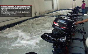 Moteur hors-bord 4 temps 15HP Moteur de <span class=keywords><strong>bateau</strong></span> à essence Moteur hors-bord Moteur hors-bord avec réservoir d'essence 24L - Product Image 6