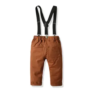 Online Shopping Kids Fashion Pants Designer Clothing Baby Boys Suspender Jeans Of China