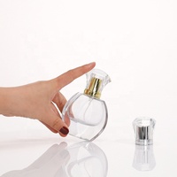 Flacon pulvérisateur de parfum en verre transparent vide 2023, 30 ml, forme rectangulaire, pompe pulvérisatrice sérigraphiée, marque HB, usage cosmétique